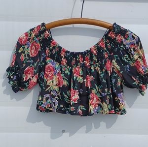 Free People crop blouse